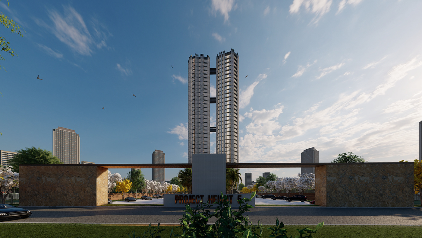 Anastasiya Gushchina丨办公建筑丨PROJECT HEIGHT 5-1