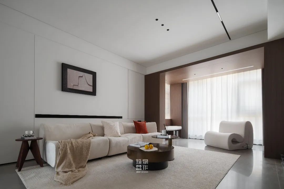 筑物设计｜128m²刚好装得下全世界的松弛，像走在都市里的“满足”-59