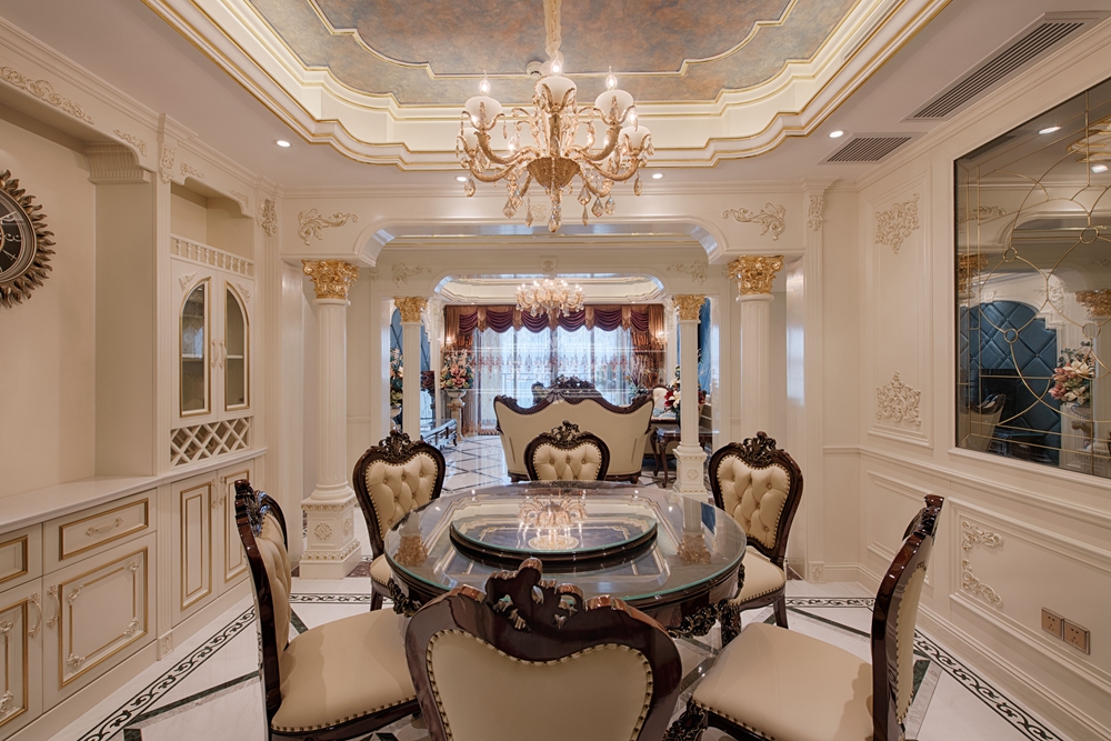 融创白象街法式风格大平层设计，展现华丽与舒适之美-14