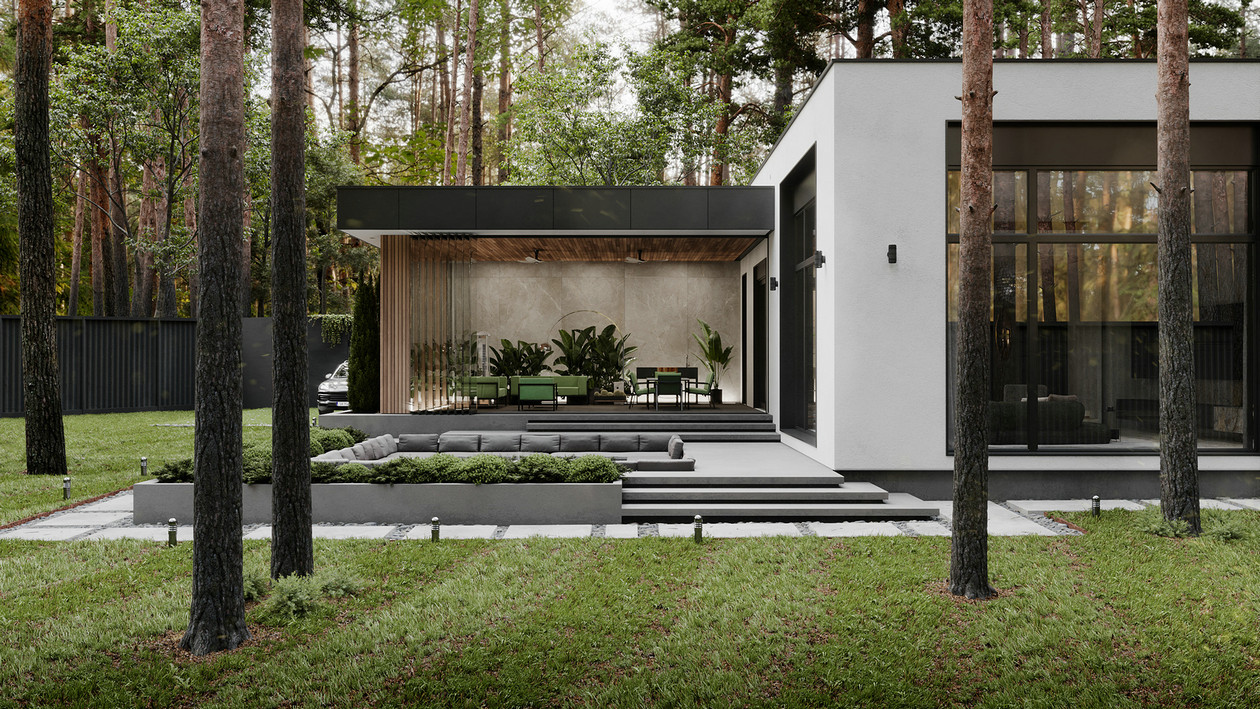 俄罗斯现代风别墅设计-8