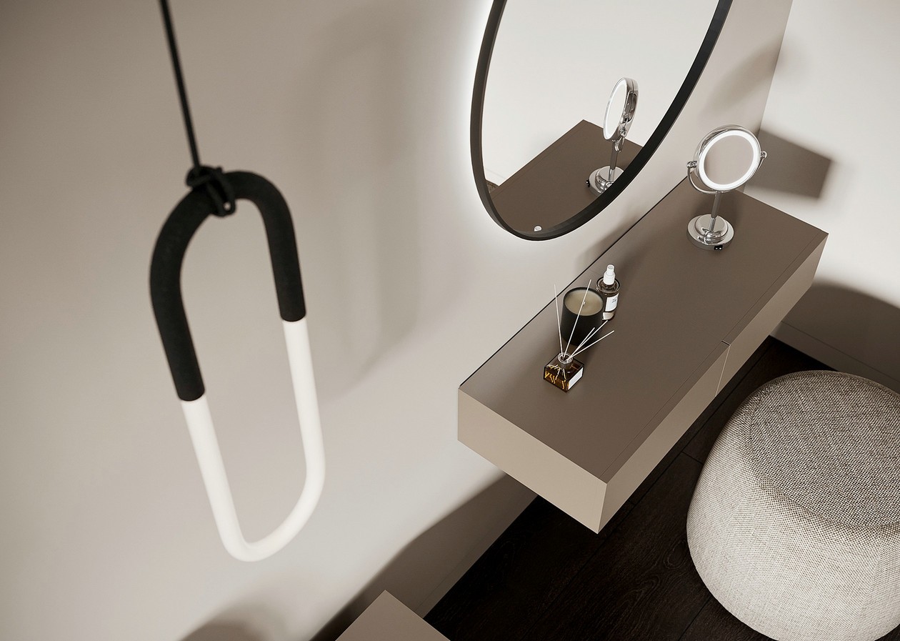 110㎡高级灰色系住宅设计 超舒适！-7