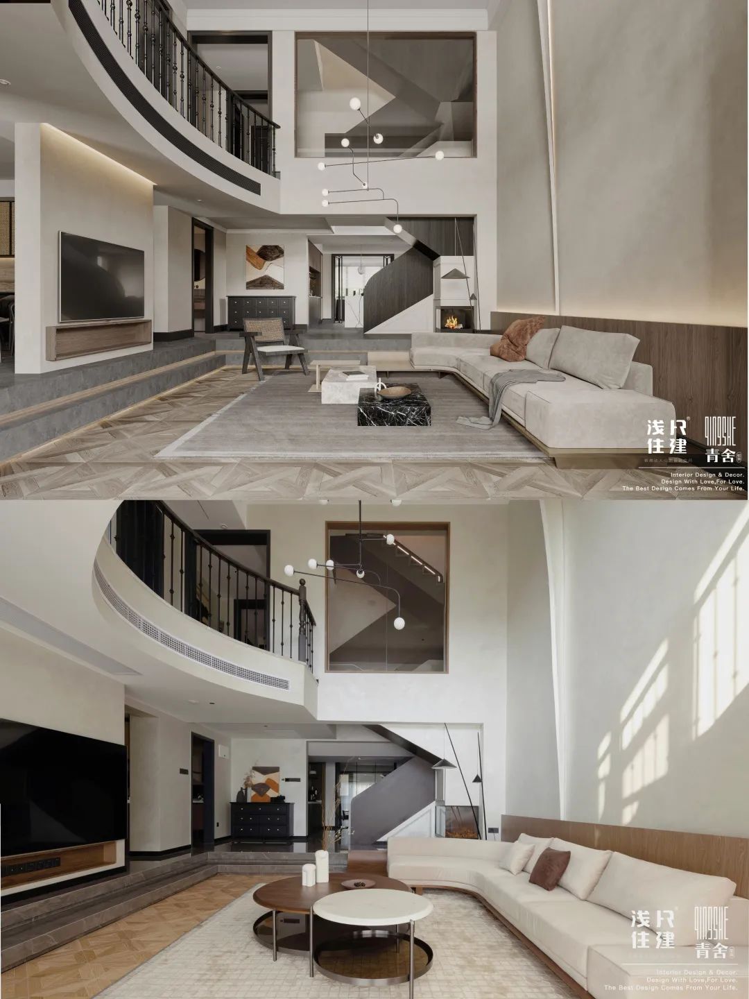 金汇园混搭风格别墅设计丨浅尺住建-75