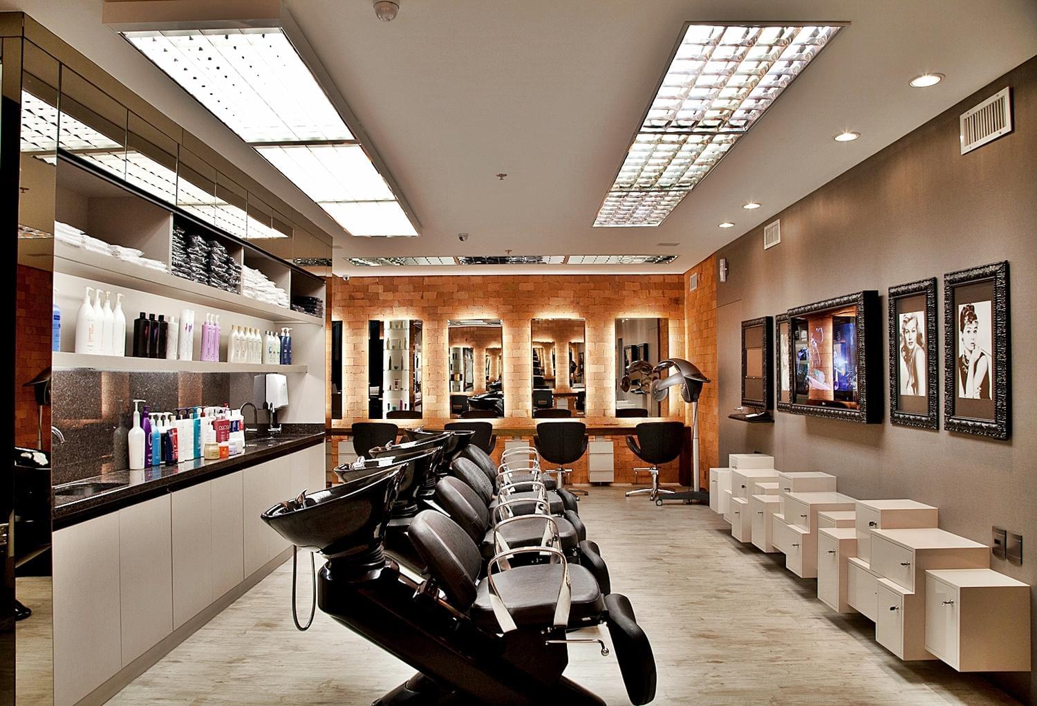 现代风格的绿色环保美发沙龙设计-4