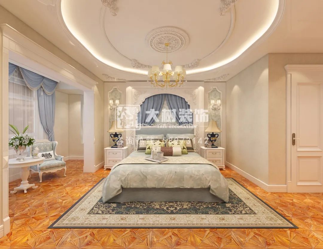 金色江湾 | 120㎡法式浪漫家居,优雅生活时光-26