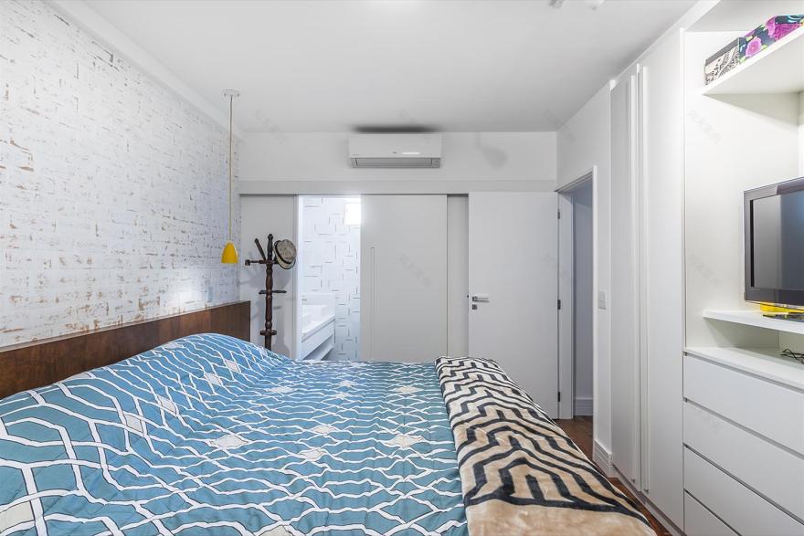 巴西圣保罗 Apartamento Perdizes 278 公寓 | 木质与白色的诗意融合-16