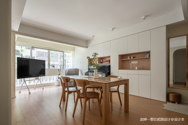 三居95平米装修案例_效果图 - 去客厅化+开放式书房，打造共同学习亲子宅 - 设计本-16