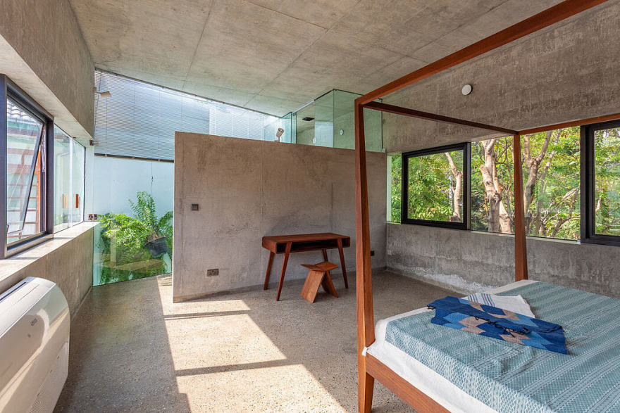 白屋绿意 | 老挝万象灵动几何住宅设计-4