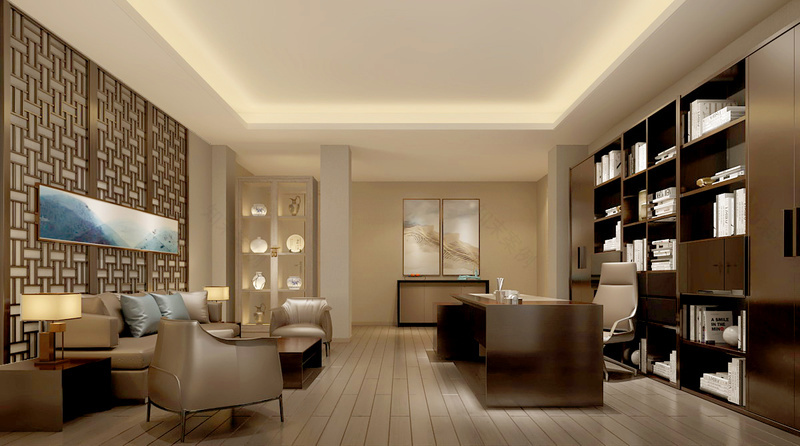 内蒙古奈曼旗腾格里溪集团综合楼室内设计-16