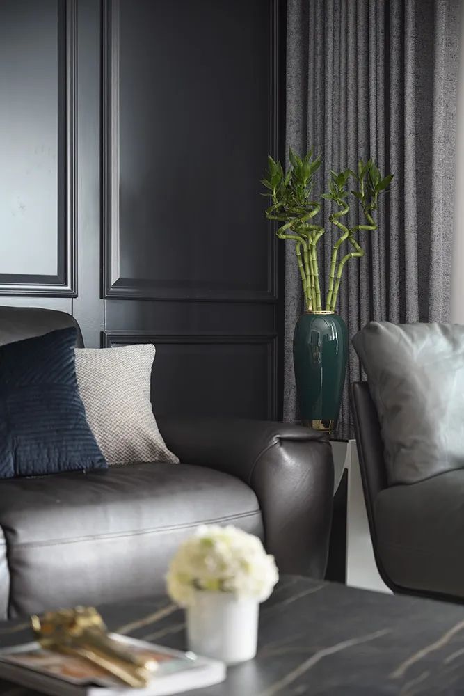 黑白法式浪漫,打造江景房的洄游流动感-32