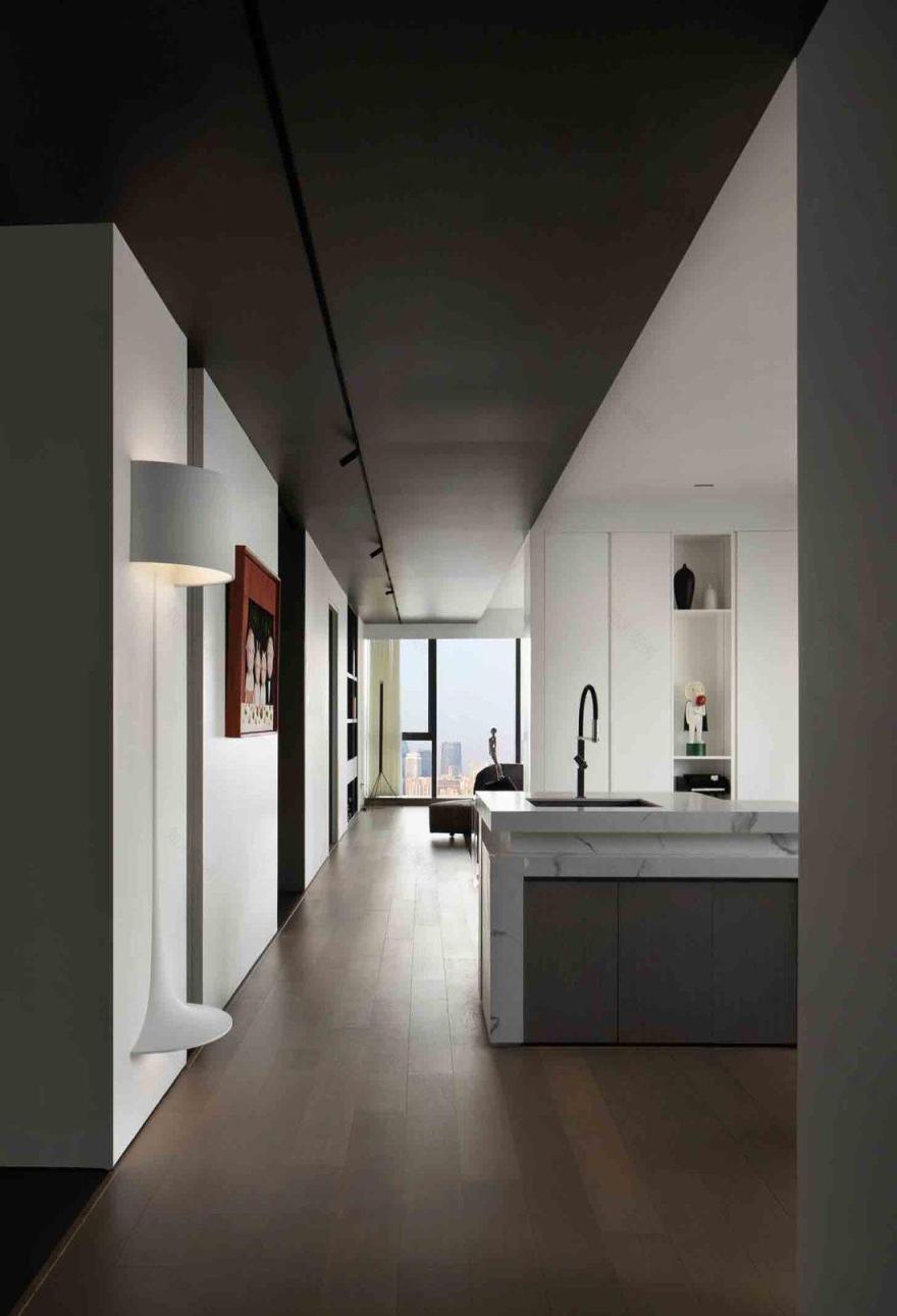 炫酷摩登的精装房改造-79