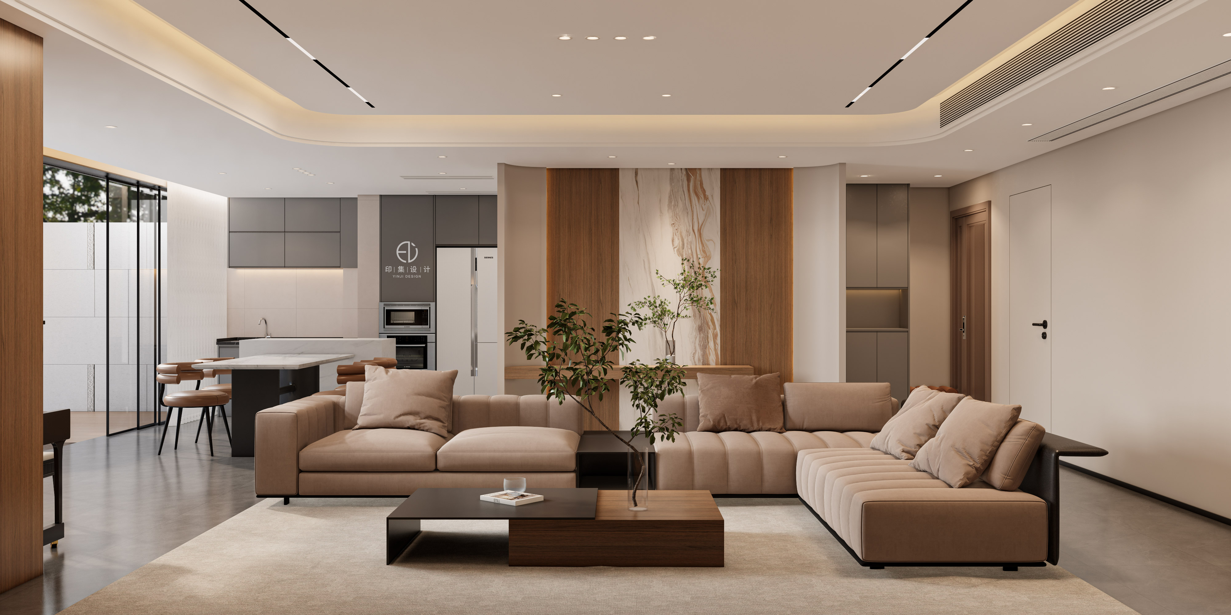 145㎡ 意式极简，立于都市，奢享精致-1