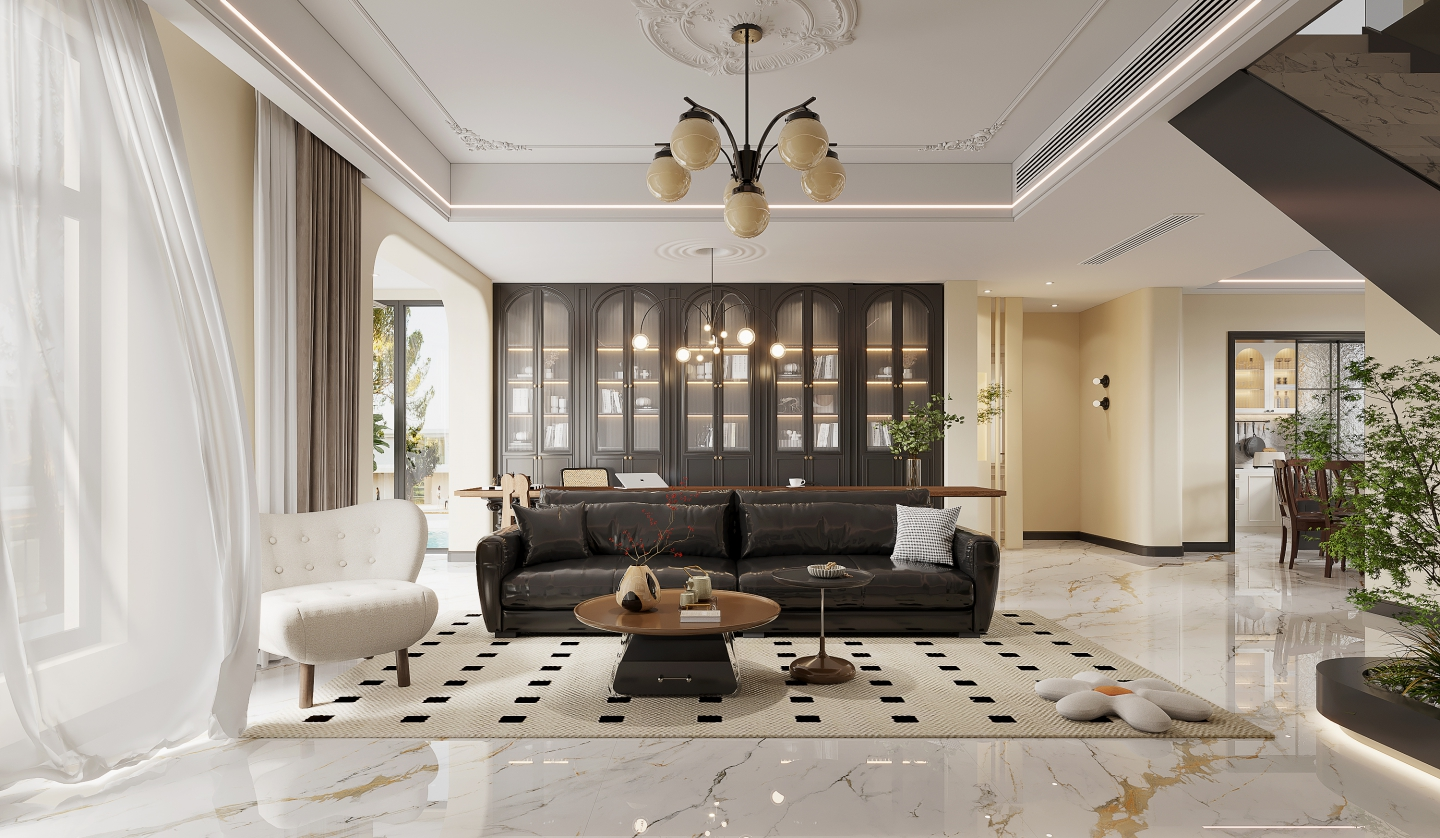 奶油法式家装-0