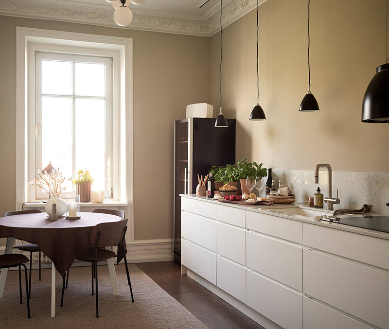 瑞典 19 世纪公寓的时尚典雅设计-8