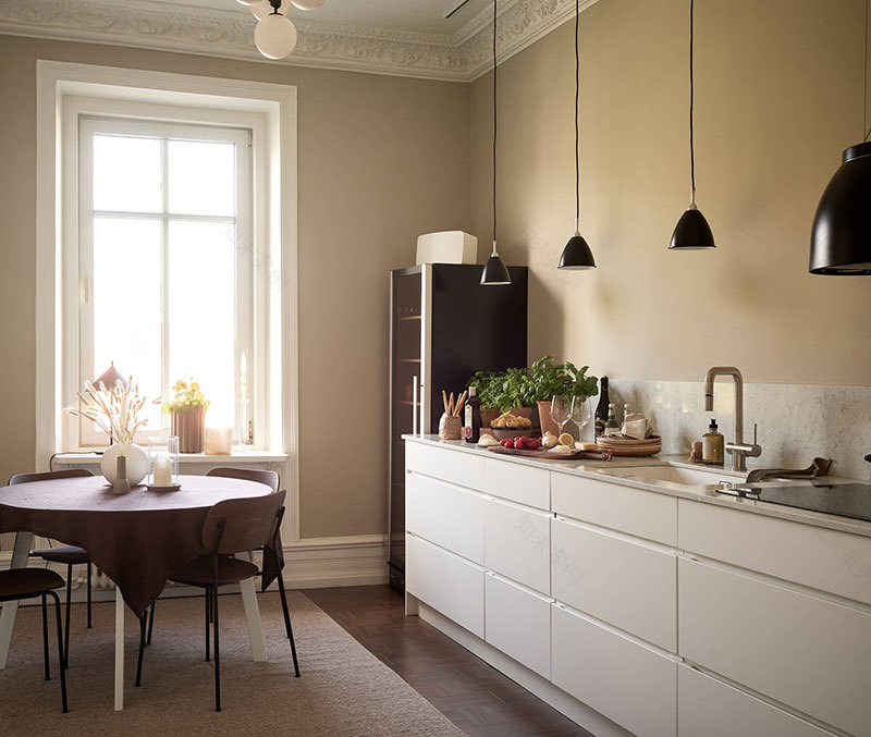 瑞典 19 世纪公寓的时尚典雅设计-8