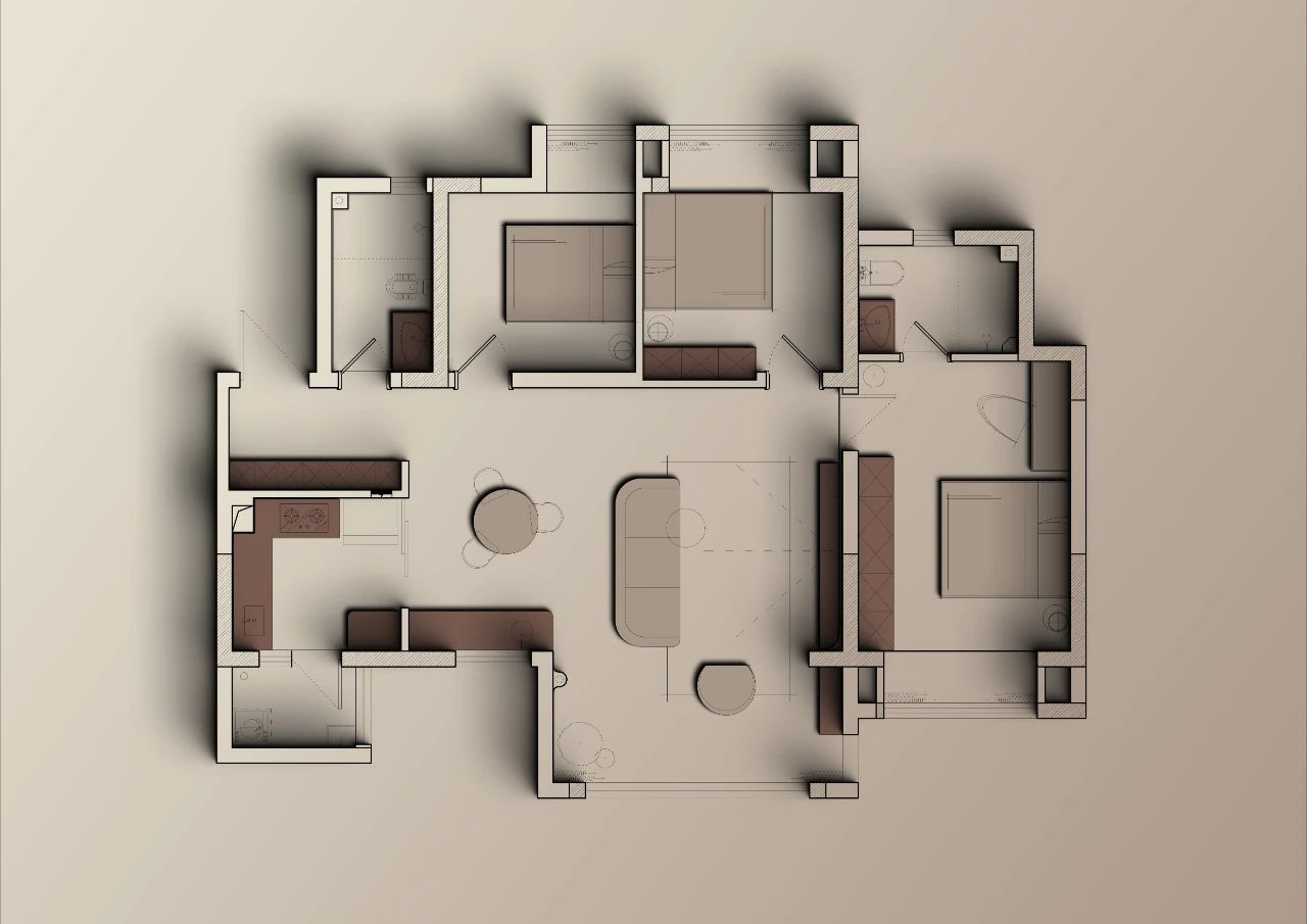 100 中古温柔空间丨琢信装饰-27
