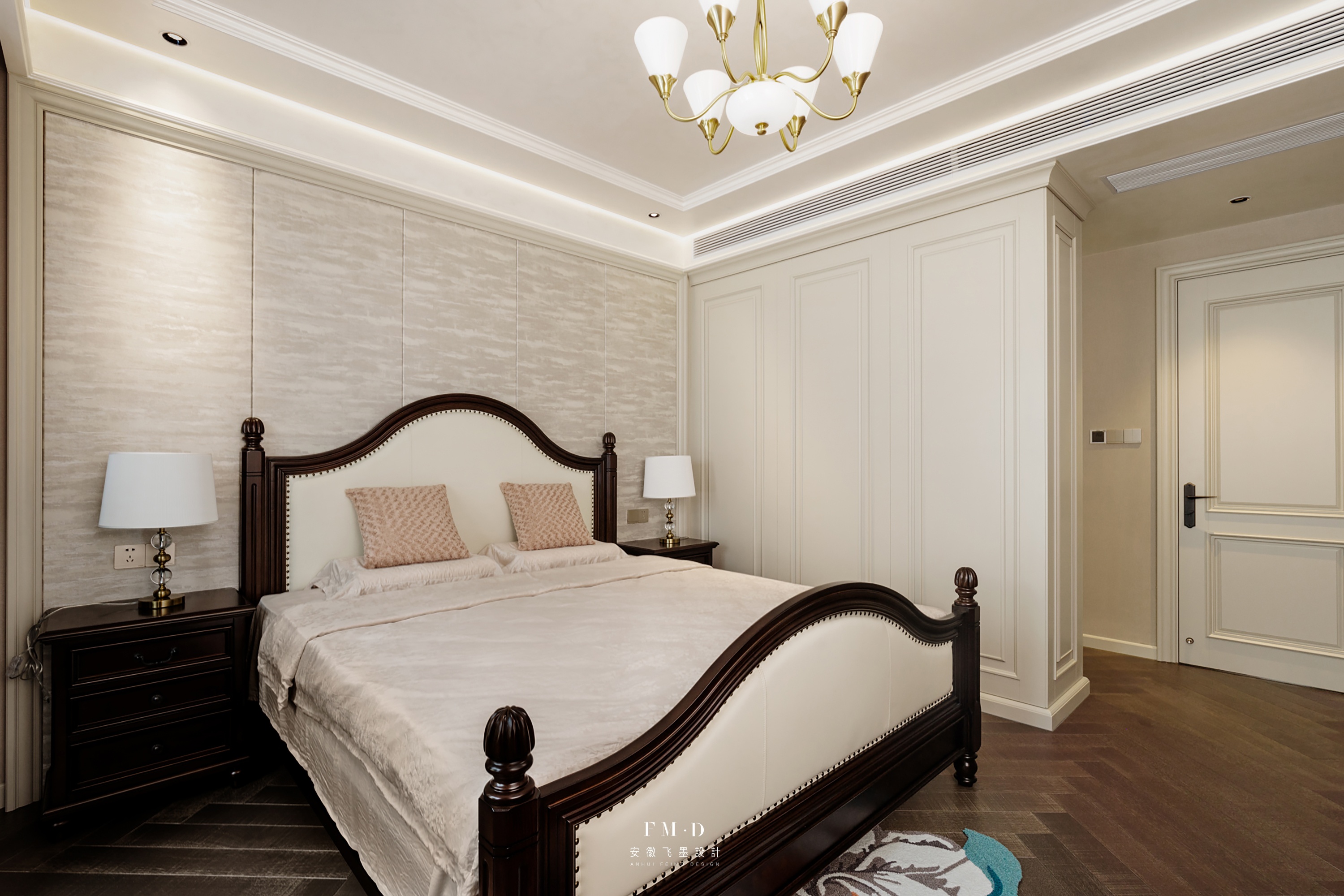 170㎡大平层美式风设计丨中国合肥丨飞墨设计组-48