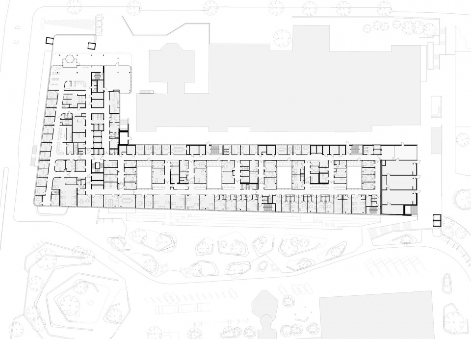 洛桑大学附属医院儿童医院丨瑞士丨gmp + Ferrari Architectes-40