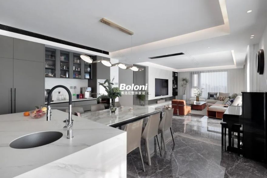 总裁家开放式餐厨设计丨进修米兰理工学院,进修东京大学-47