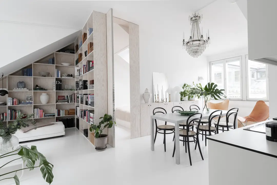 55 平米迷你阁楼图书馆设计-1