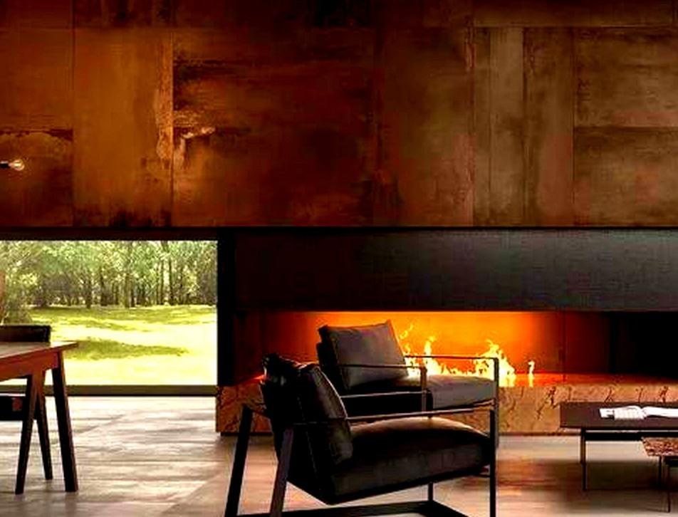 湖南湖北酒店别墅客栈装修 伏羲雾化壁炉篝火-10