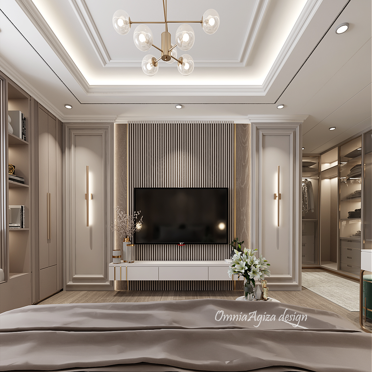 Bedroom with window seat-3