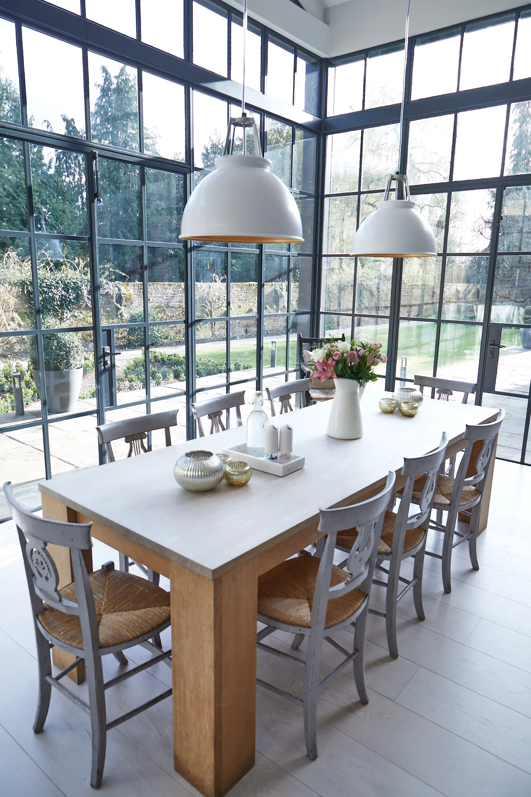 英式乡村别墅 | 意大利花园中的玻璃扩展之美-2