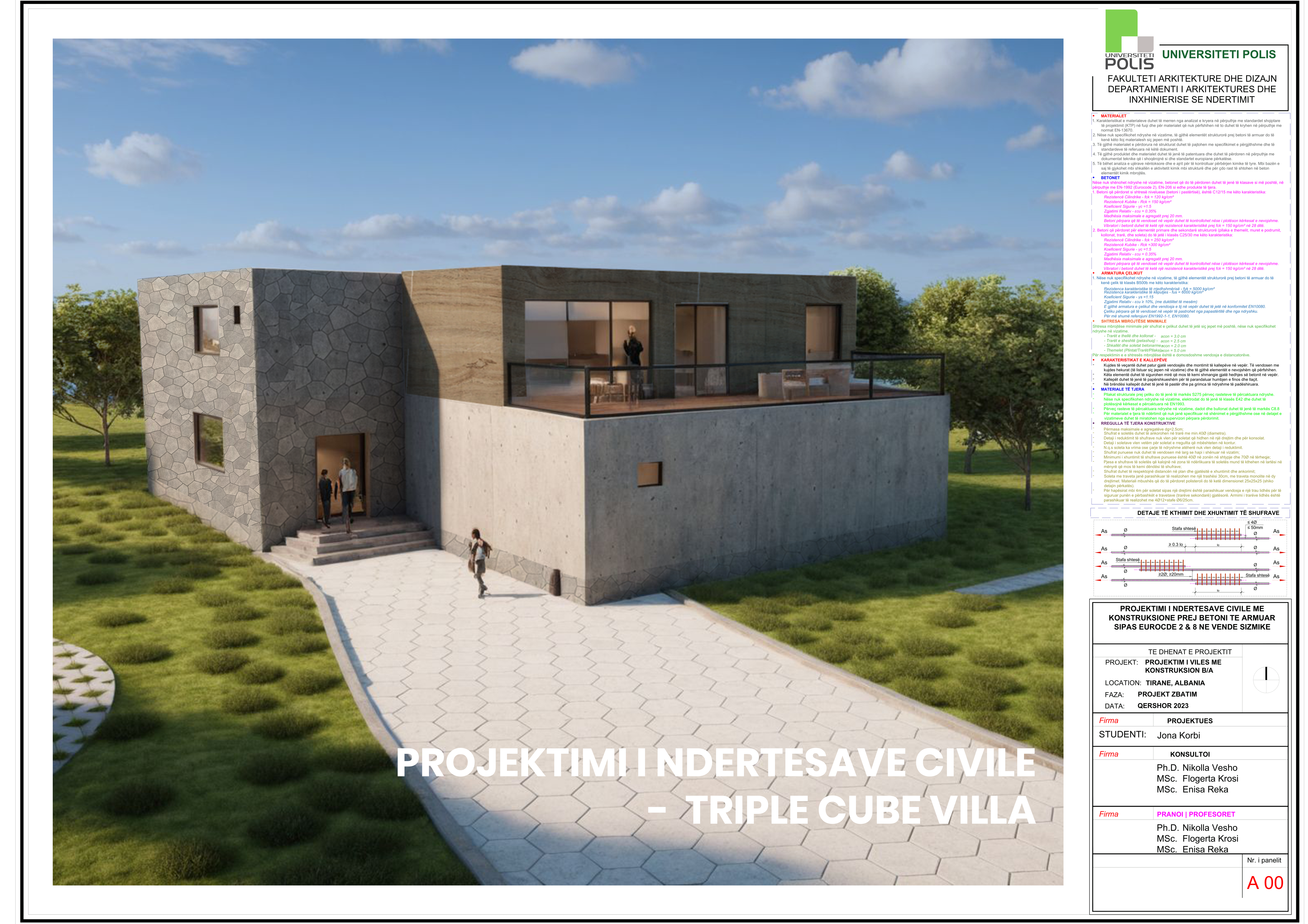 Projektimi i ndertesve civile sipas Eurocode - 2023-0