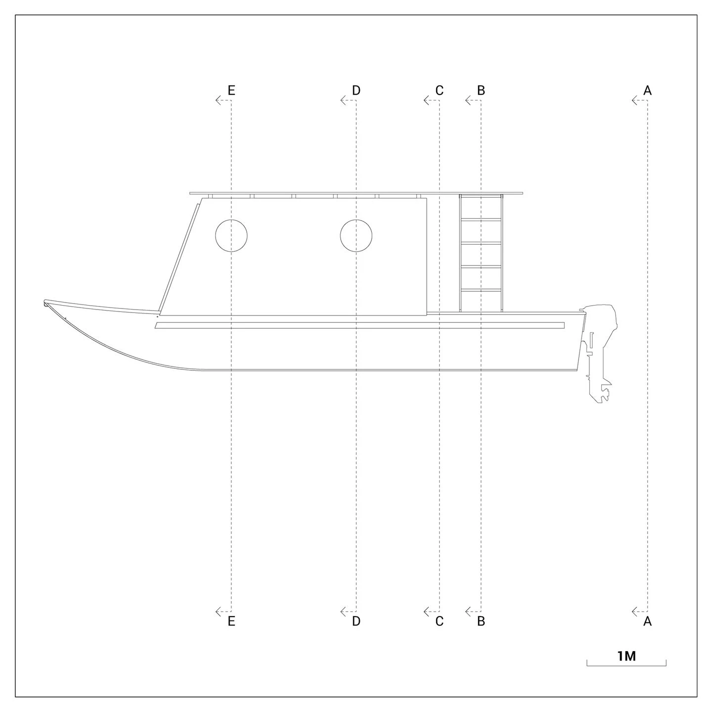 Sneci 湖缇萨小型船屋丨匈牙利丨Benetamas-37