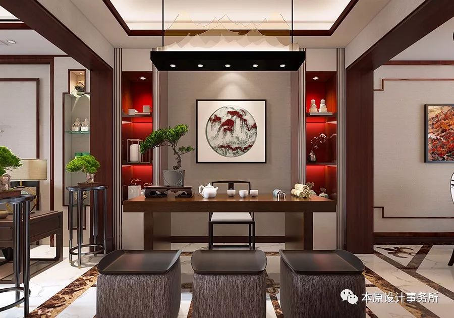 新中式韵意，本原设计事务所打造 240㎡诗意栖息空间-27