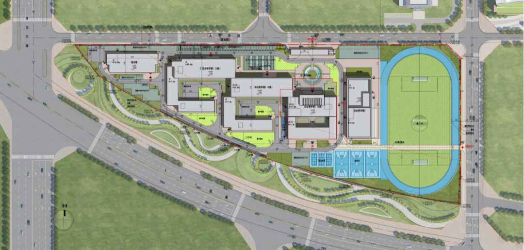 沧州市第十四中学南校区丨中国河北丨清华大学建筑设计研究院有限公司-17