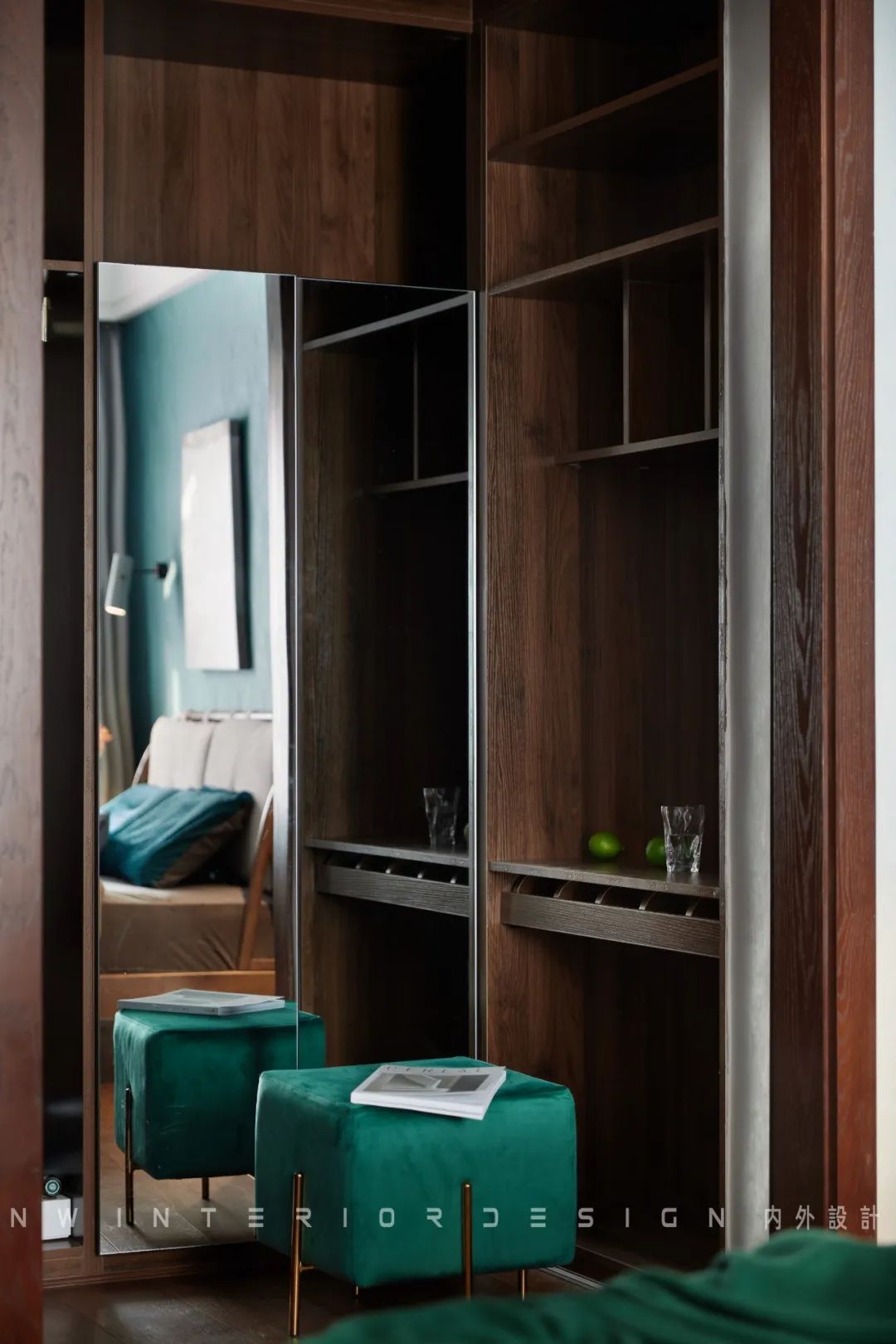 岳阳天伦国际钟宅 | 实景作品《咖啡与香草》——深色调的温馨空间-50