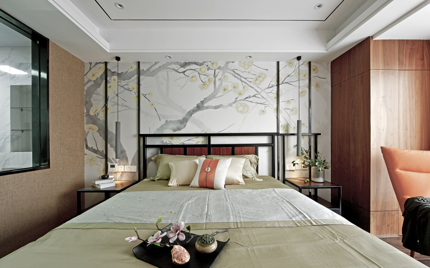 杭州天鸿香榭里 135㎡新中式禅意设计,自然与空间的完美交融-52