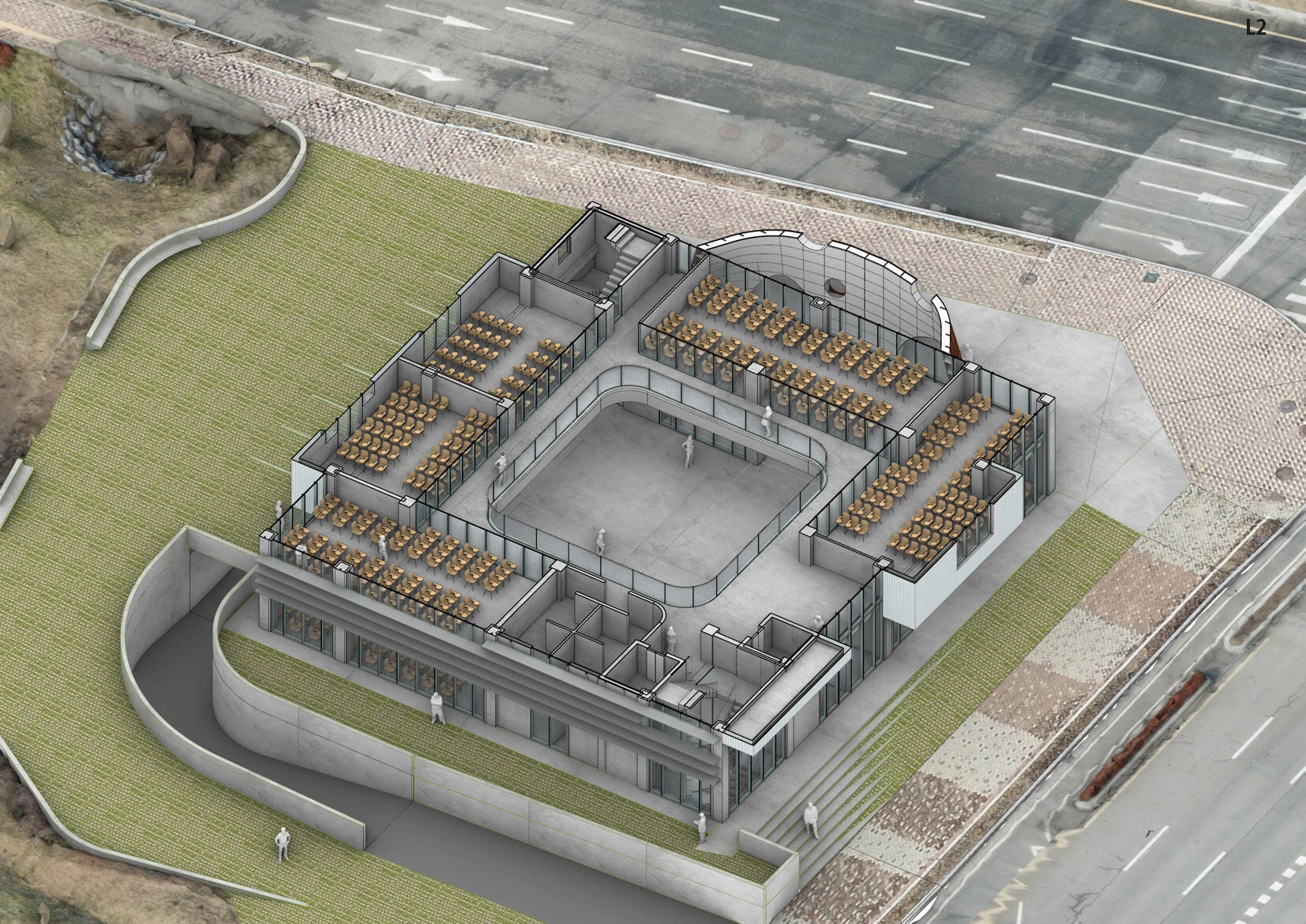 永宗岛 Onnuri 教堂丨韩国丨shinslab architecture-34