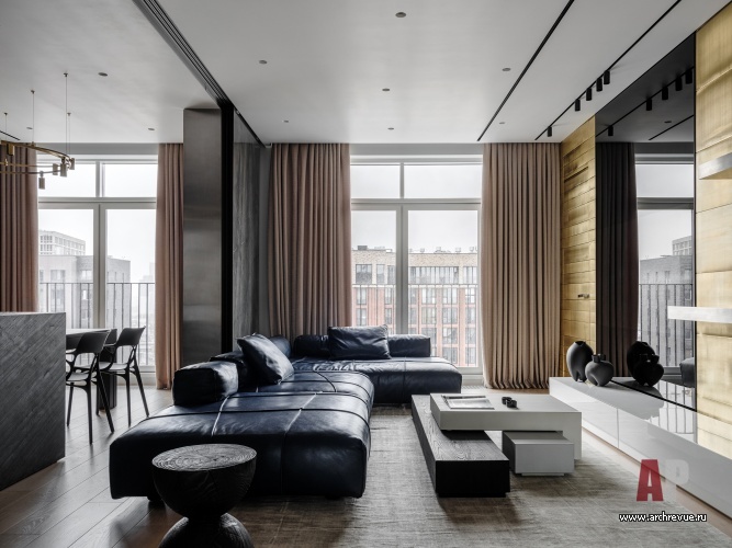 3室公寓室内设计丨Маймина Ксения（克谢尼娅·迈伊米娜）-11