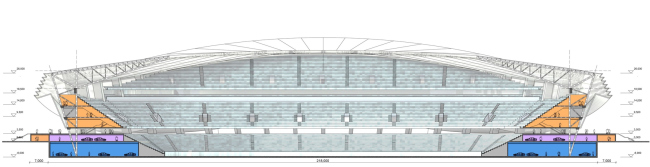 2018年世界杯足球赛下诺夫哥罗德45000座体育场丨俄罗斯诺夫哥罗德丨Моспроект  2,Гранд Проект Сити等-39