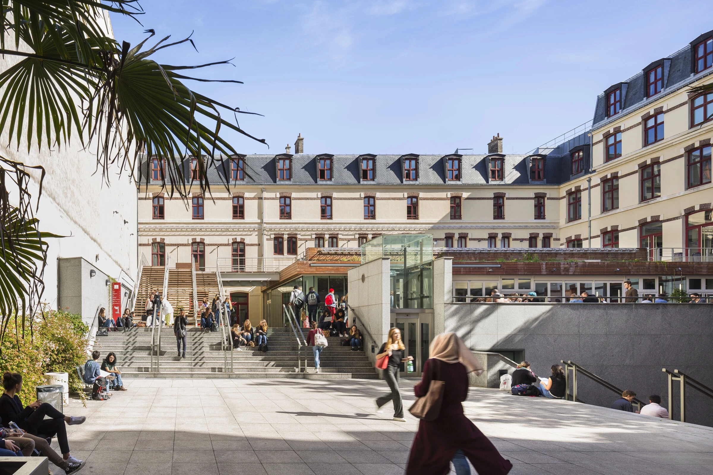 巴黎索邦大学 Malesherbes 餐厅丨法国巴黎丨Architecture Patrick Mauger-10