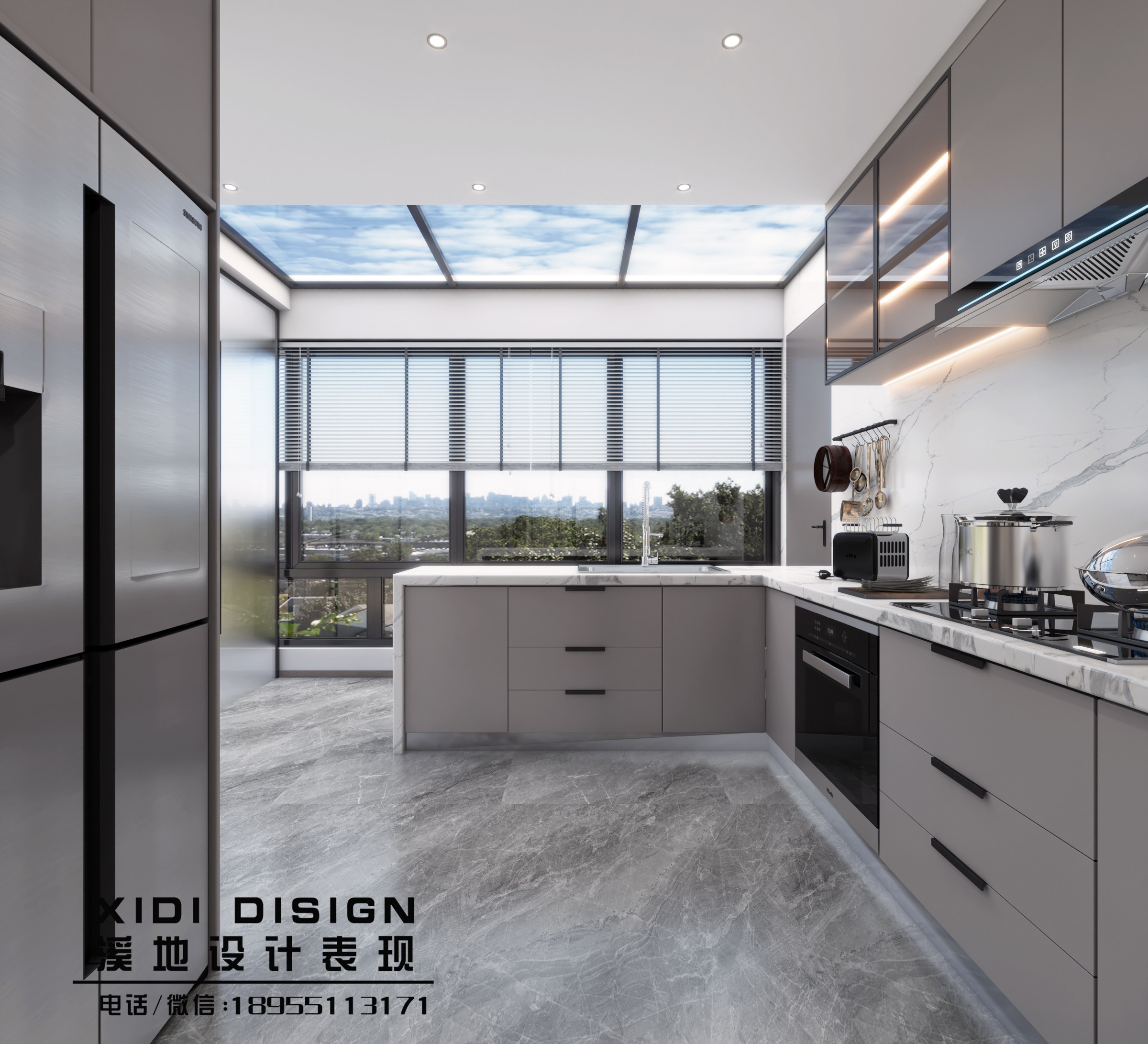 宁静舒适的现代简约木色空间-5