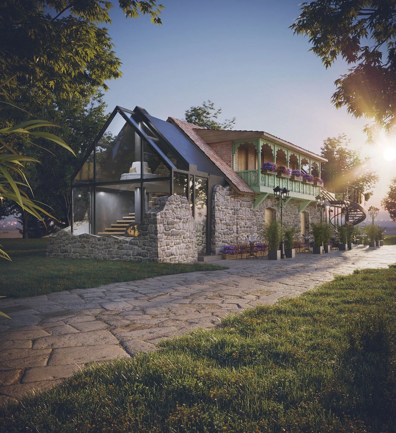 绿意盎然的山间温泉酒店-15