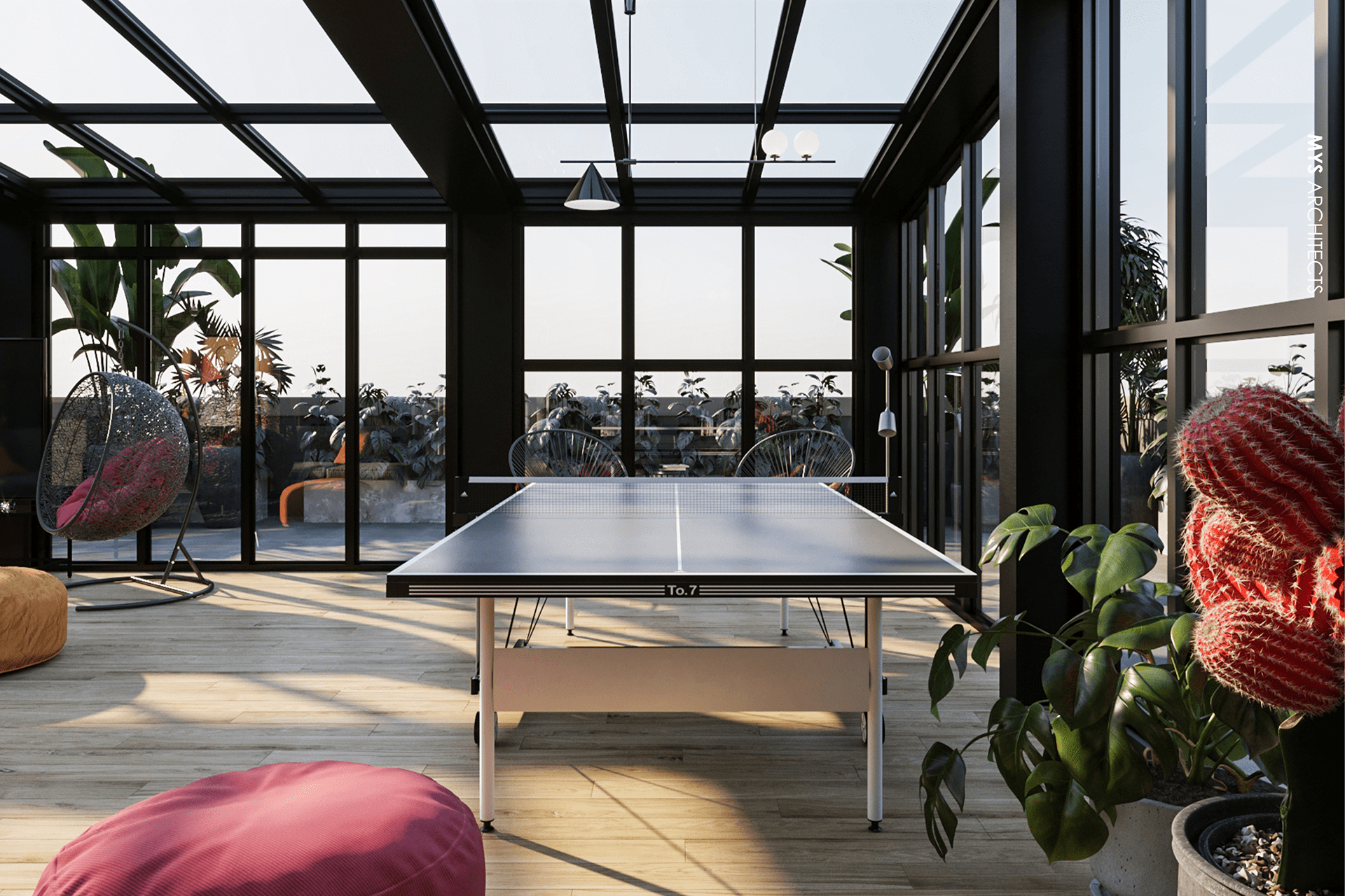 通风的·私人屋顶丨埃及开罗丨MYS ARCHITECTS-12