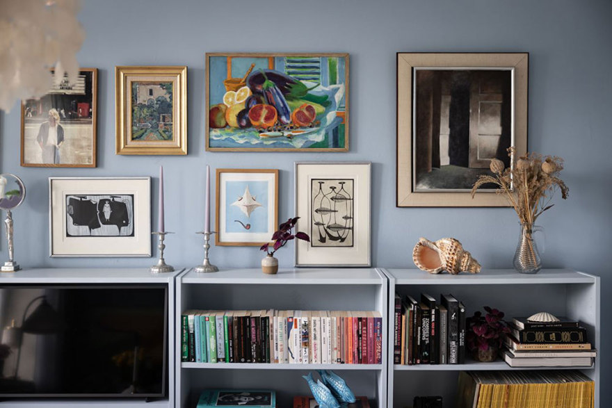 斯德哥尔摩蓝色调一居室公寓设计-8