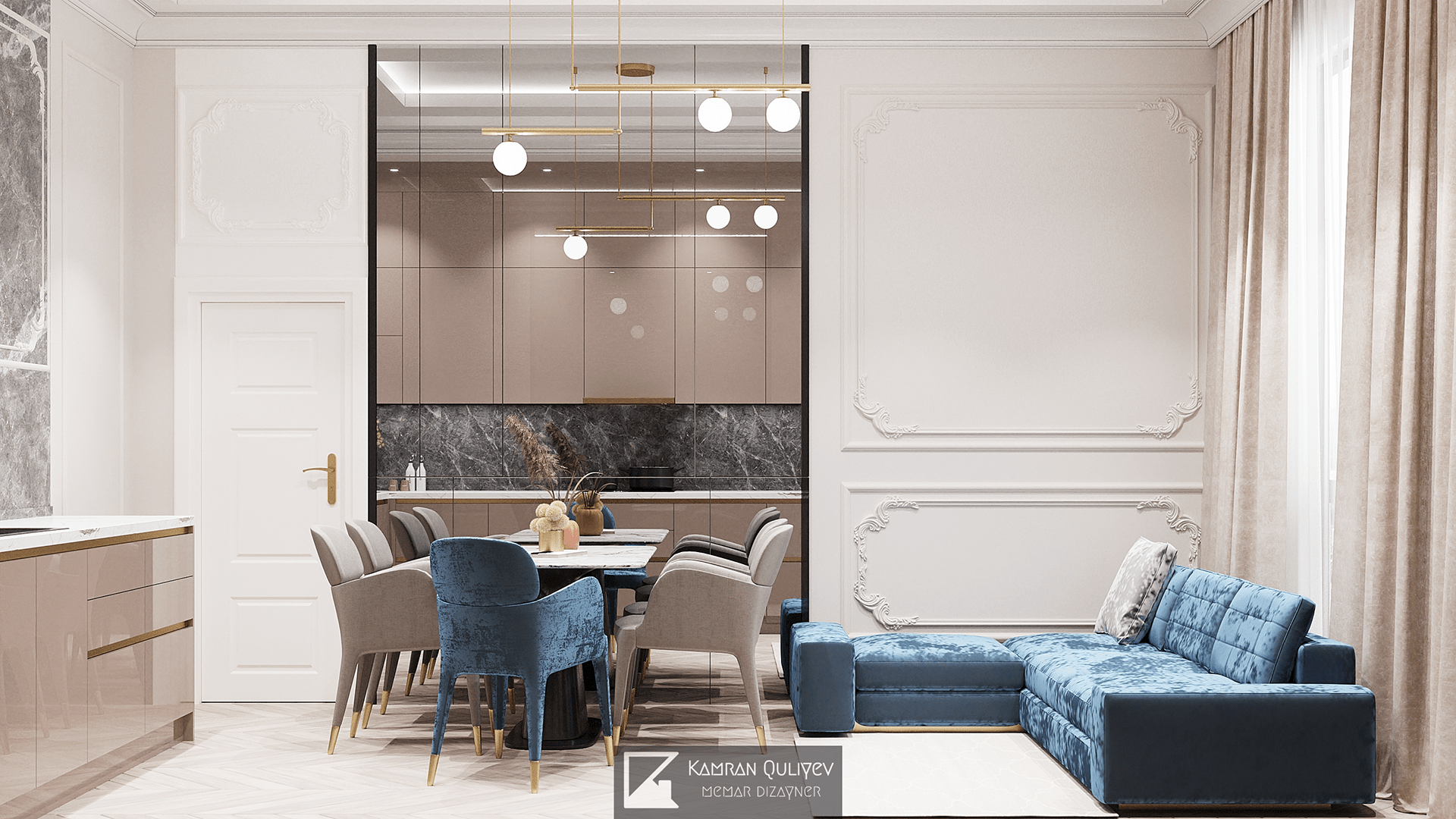 KITCHEN 室内设计丨阿塞拜疆丨Kamran Guliyev-20