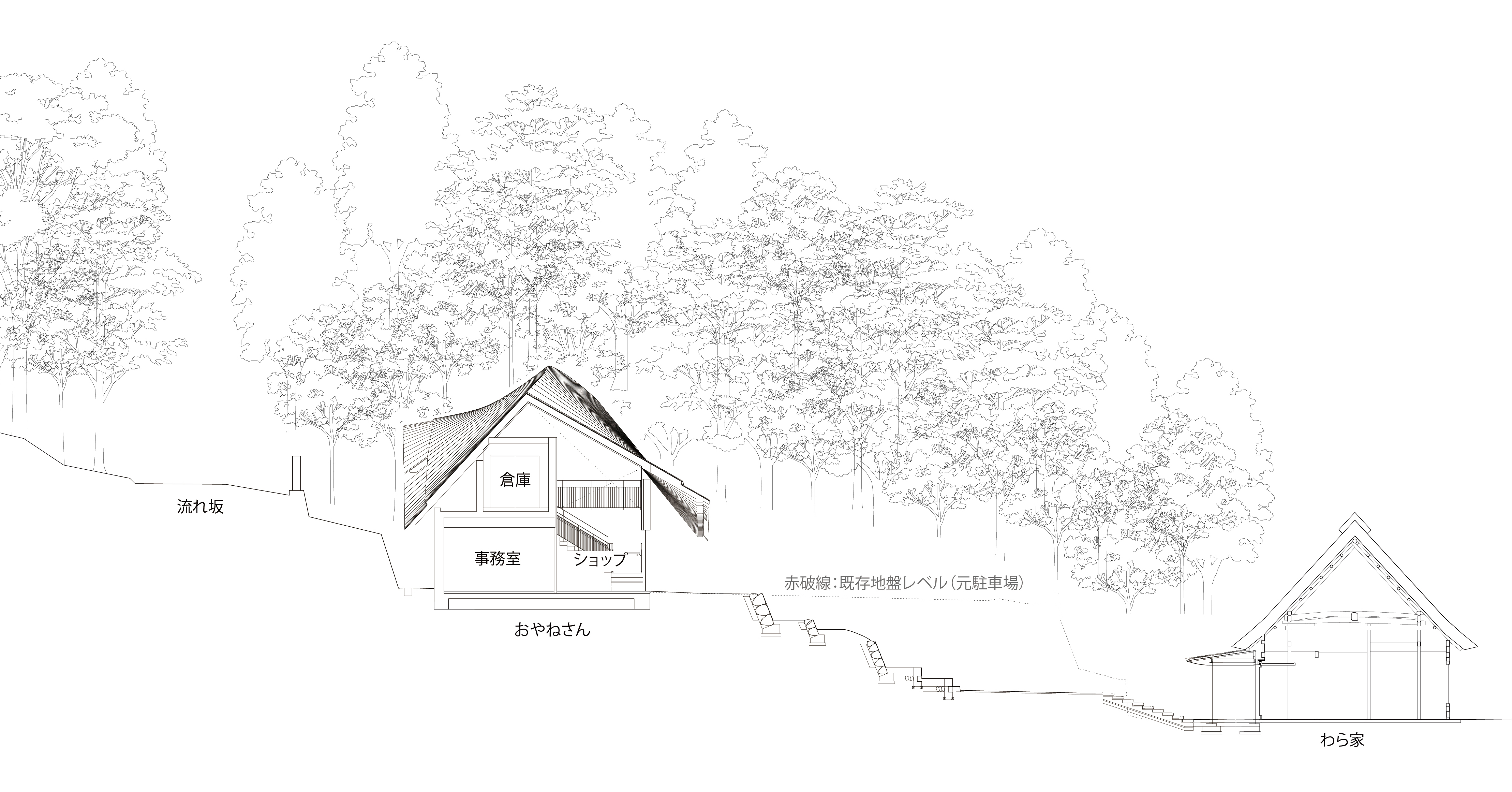 四国村博物馆入口建筑：流动的坡屋顶 / kousou Inc.-6