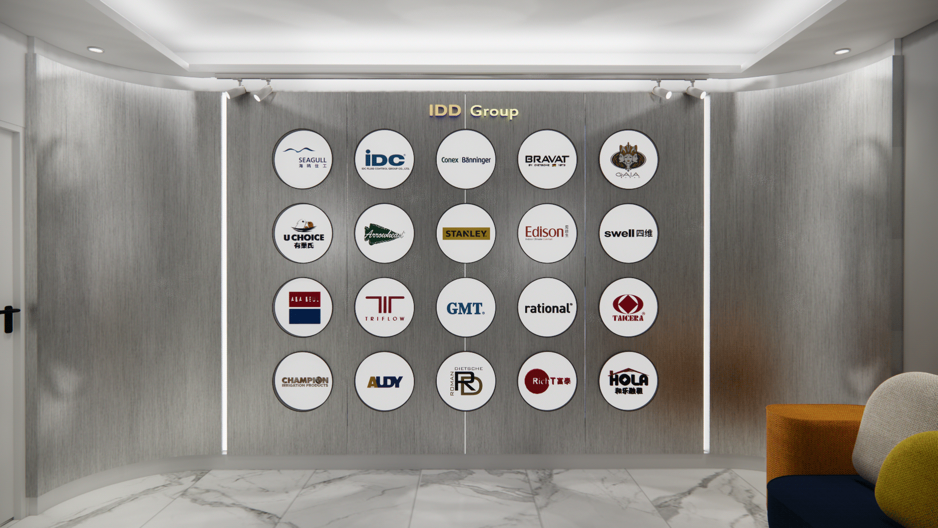 IDD Group企业墙设计丨未明确提及设计公司,涉及设计师林子翔等-44