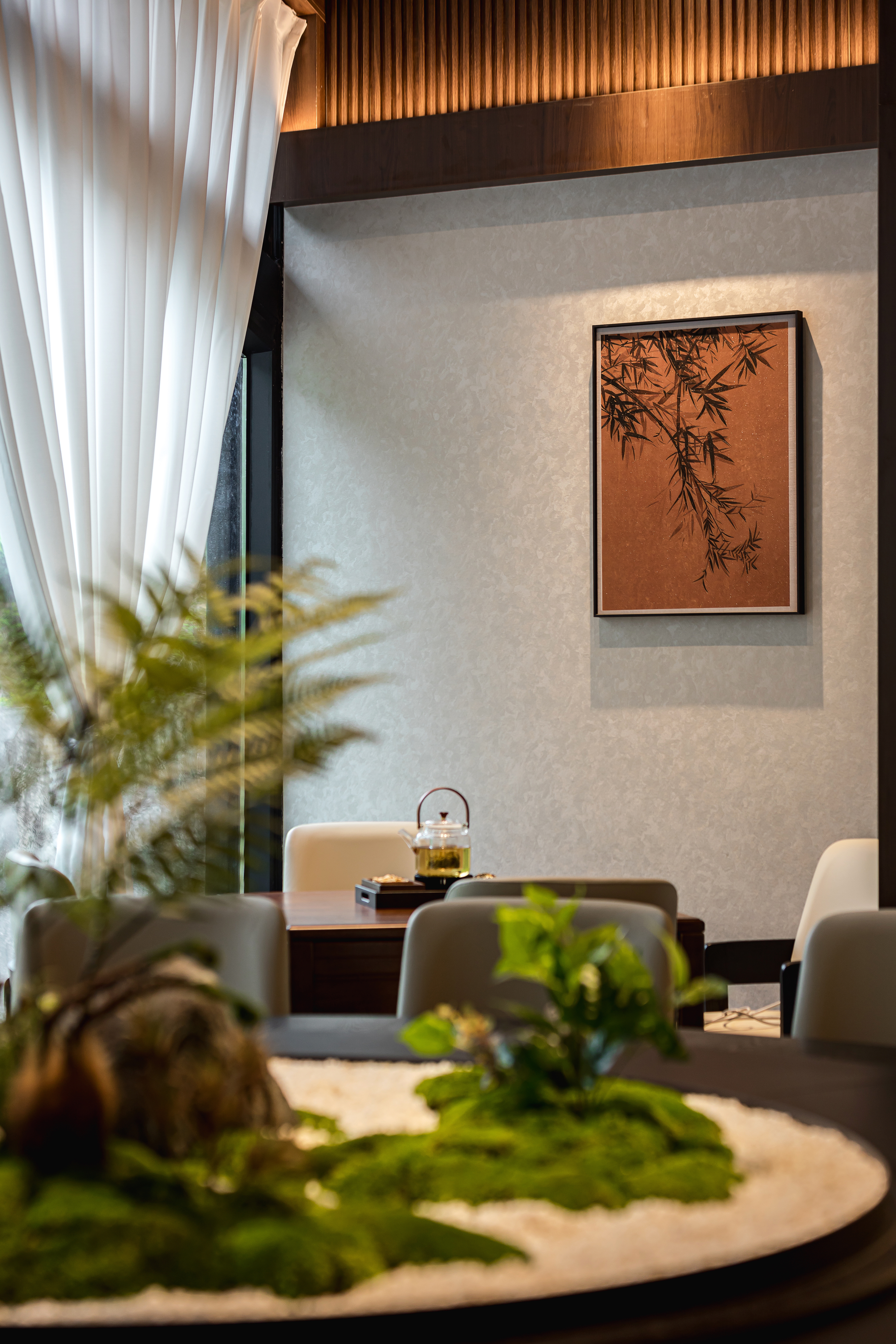 五峰如院庭院餐厅丨中国湖北丨宜昌拾间设计-51