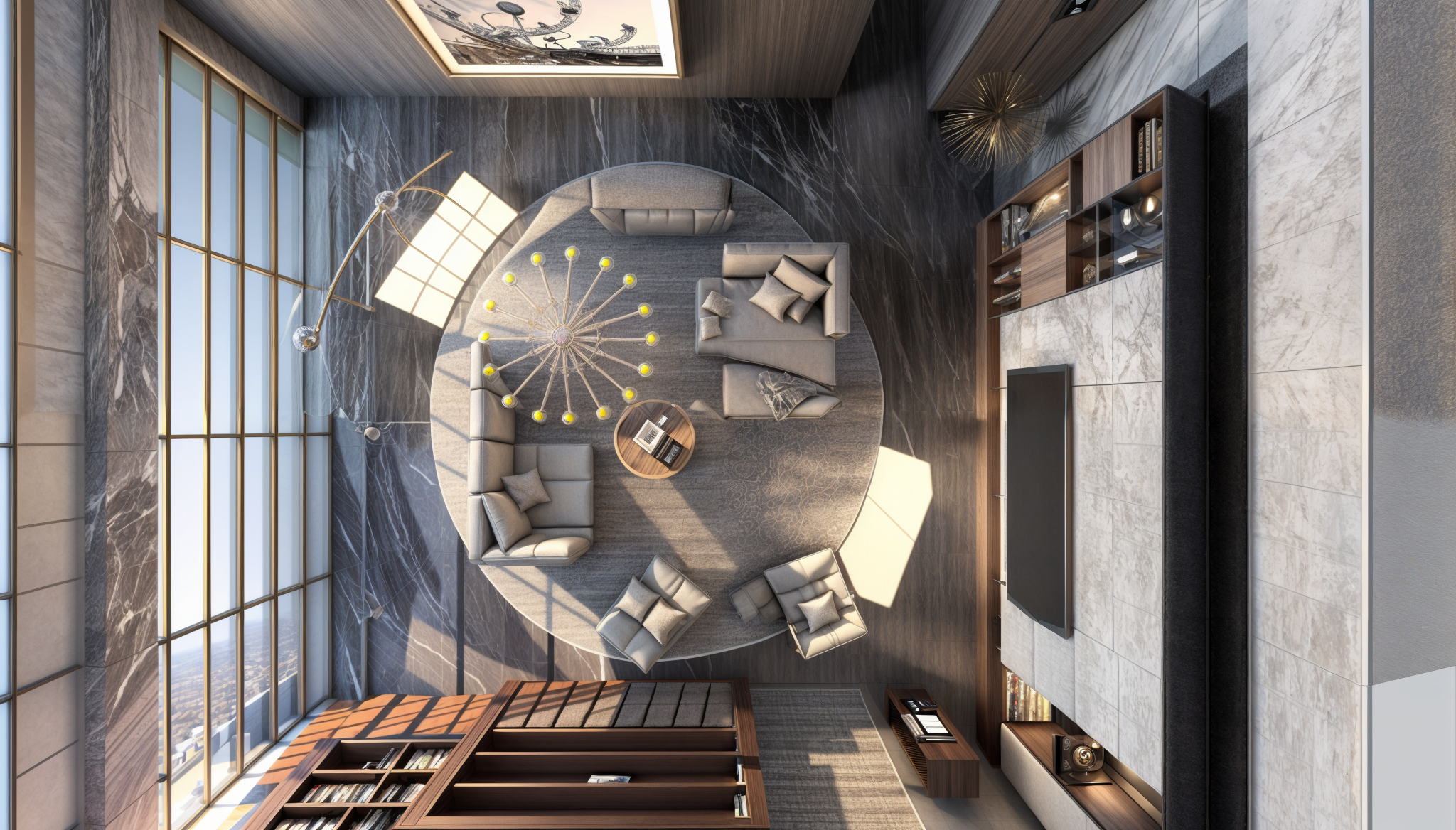 living room in cairo-7