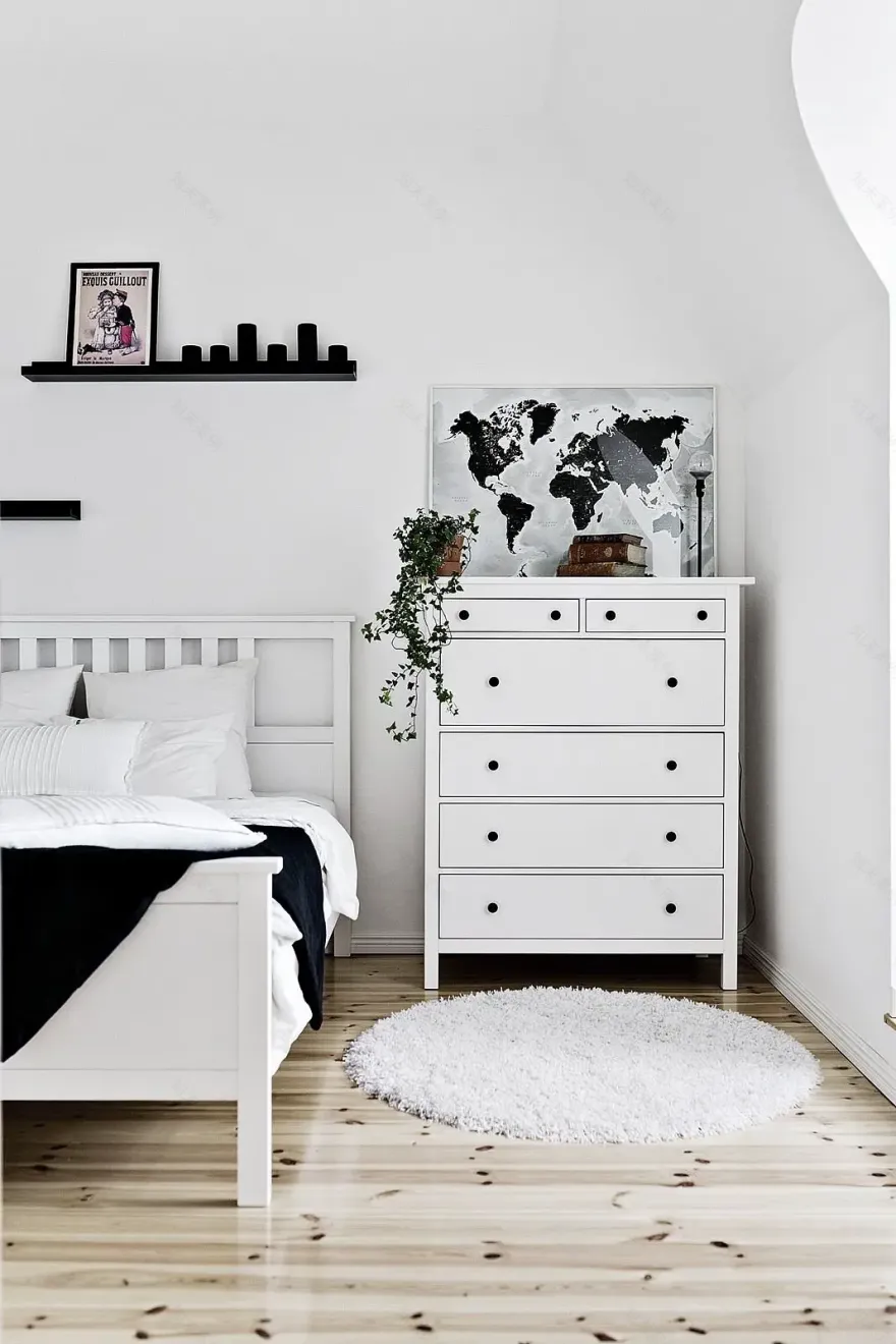 简约圣诞风 | 71m²小资空间-13