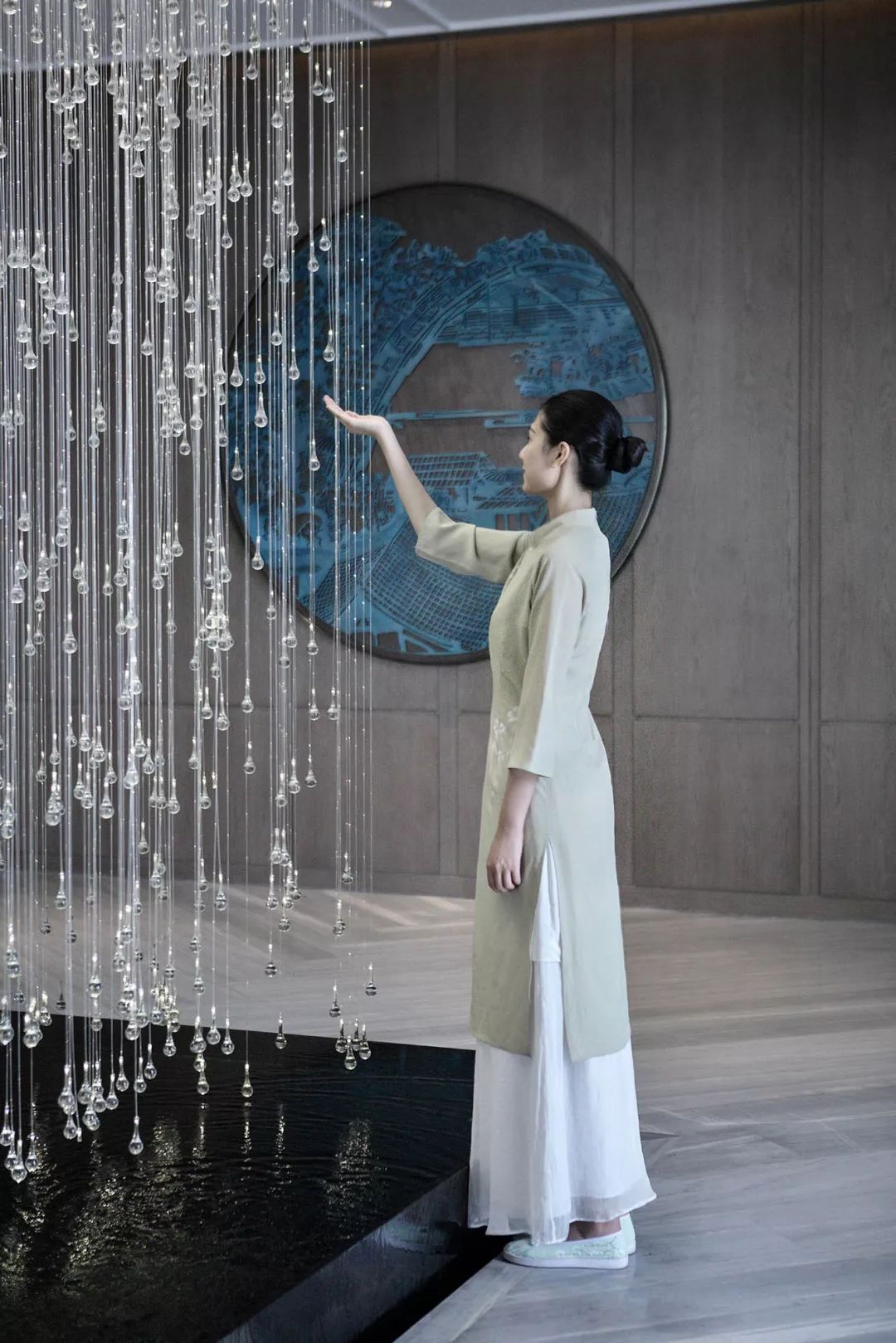 广州臻园营销中心 | “四水归堂”的中式美学空间-16