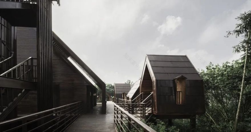 木屋小镇:岛屿·丛林·小木屋丨中国九江丨上海平介建筑设计事务所-47