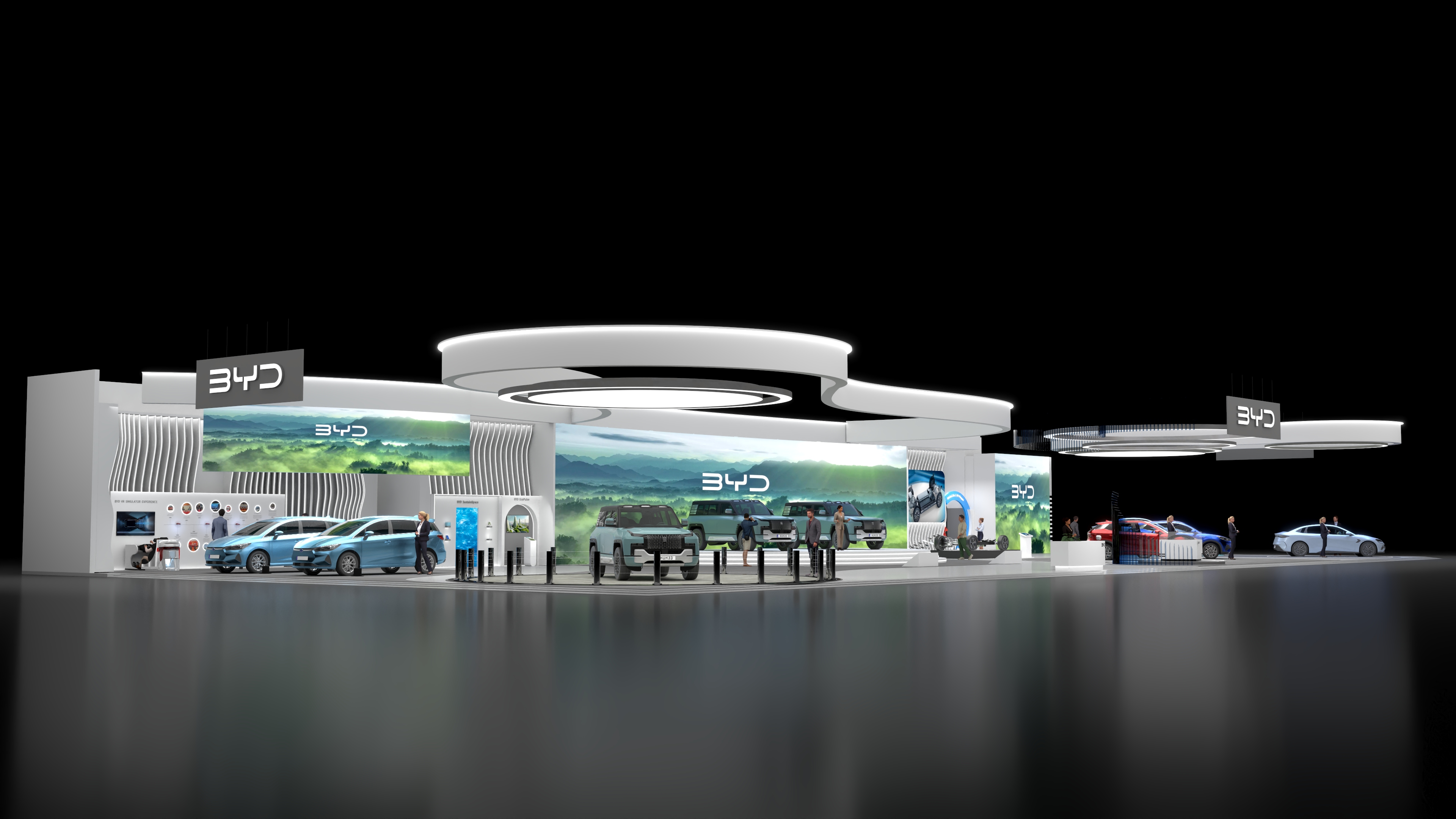 汽车展厅 BYD Stall Design (Auto Expo)-10