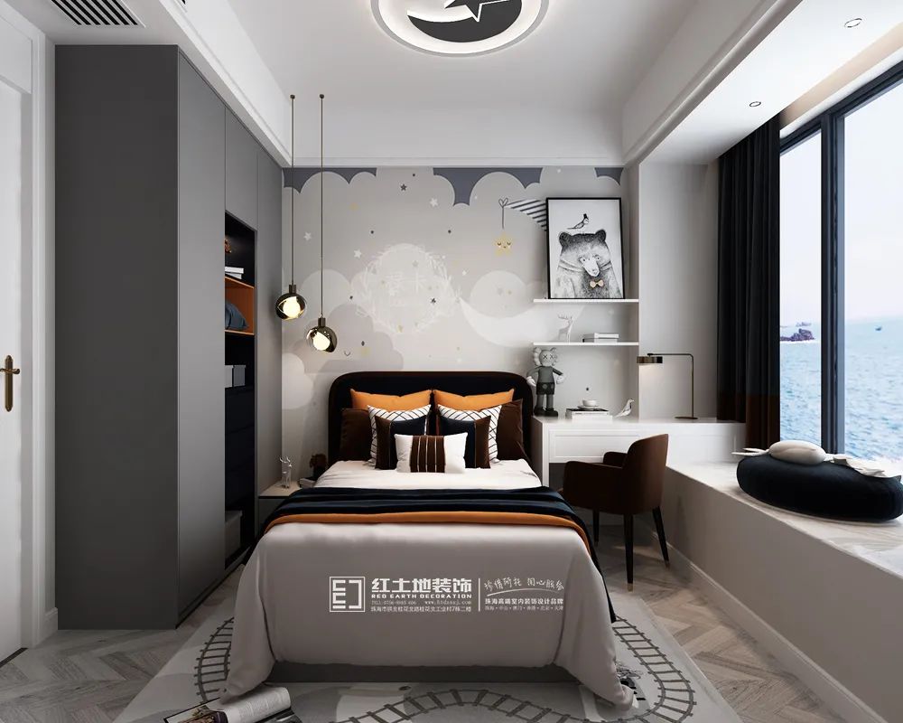 现代轻奢海景大平层,打造优雅魔力空间-38